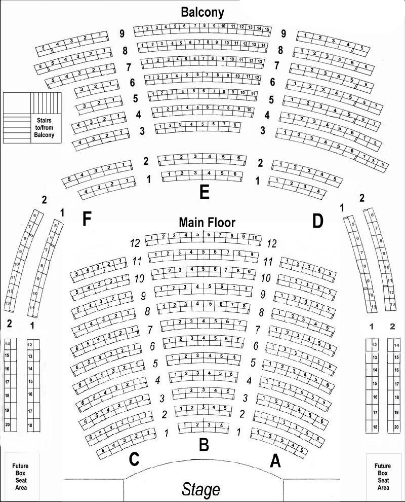 Elkader Opera House Seating